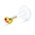 Bright Enameled labrets Push-in LA-753
